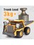 Uzaktan Kumandalı Full Fonksiyon Metal Premium Model Bulldozer, Ekskavatör ve Kamyon 1:16 Ölçek Şarjlı Sesli Işıklı 3 Model (Tam Fonksiyon) (Kamyon) 3