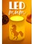 Unicorn LED Mum Bardak Tipi Pilli Dumansız Alevli Dekoratif Yapay Mum Işıldak Dekor Lambası 10 cm 1