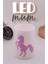 Unicorn LED Mum Bardak Tipi Pilli Dumansız Alevli Dekoratif Yapay Mum Işıldak Dekor Lambası 10 cm 2