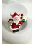 Yılbaşı Özel Mineli Sevimli Noel Baba Broş (5cm) 3