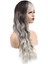 Perçemli Uzun Su Dalgası Fiber Sentetik Peruk- Ombre ve Röfleli 2