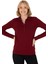 Kadın Bordo Basic Polo Yaka Sweatshirt 3