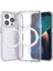 Apple iPhone 14 Pro Max Kılıf M-Safe Şarj Özellikli Parlayan Simli Saydam Renkli Zore Allstar Kapak 1