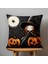 4 Lü Çift Taraflı Dijital Baskı Kırlent Kılıfı Hallowen/cadılar Bayramı Desenli Çocuk Odası 4