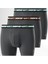 Dri Fit Ultra Stretch 3 Pack Micro 3 Lü Paket Kısa Boxer Antrasit 3 Renk Bantlı 1