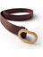 Oval Tokalı Kemer Bordo 2