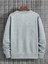 Erkek Düz Siyah Baskısız Bisiklet Yaka Oversize Sweatshirt Sweat Erkek Spor Gym Fitness Sweatshirt 3