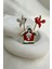 Yılbaşı Özel Kış Temalı Kuş Detay Tasarım Ev Broş (7cm) 3