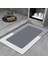 Kare Yazısız Model Sihirli Su Emici Banyo Paspası Kaymaz Tabanlı Abdest Paspası 38X58 cm A-60 2