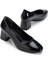Suins Thalin Model Kadın Siyah Kahve Orta Topuklu Ayakkabı 1