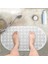 Bath Math Banyo & Duş Kaydırmazı Beyaz Renk Masajlı Model Banyo Paspas A-142 1