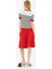 Piliseli Triko Etek Kırmızı Y1871008_006 3