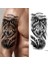 Geçici Kurt Model Dövme Tattoo Sticker 1
