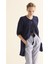 Bağcık Detaylı Kadın Kimono Lacivert Y1861115_015 2