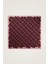 Girdap Bordo Tivil Ipek Eşarp 95X95 2