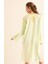 İşlemeli Açık Günlük Elbise Açık Yeşil Y9962103_436 2