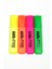 4'lü Neon Renk Italyano Fosforlu Kalem Ergonomik Tasarım Kolay Kullanım Fosforlu Işaret Kalemi 3