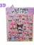 Kuromi Disney 2 Sayfa 3D Büyük Boy Kabartma Sticker (Boyama Sayfalı) 1
