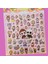 Labubu Disney 3D Büyük Boy Kabartma Sticker (Boyama Sayfalı) 2