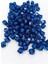 Küp Boncuk Içten Boncuklu Bileklik Çanta Boncuğu 10 mm 50 gr Koyu Mavi - BNC453 1