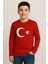 Unısex Çocuk Uzun Kol Ay Yıldız- Atatürk Baskılı T-Shirt 1