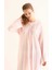 İşlemeli Açık Günlük Elbise Pembe Y9962103_038 6