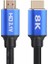 9250 0.5 Metre 8k Ultra Hd 2.1V 48GBPS Altın Kaplama HDMI Kablo UHD 8k Ultra Hd Görüntü ve Ses Kalitesi ile Evinizi Sinema Salonuna Çevirebilirsiniz. (0.5 Metre) 4
