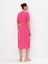 Adel Bisiklet Yaka Regular Fit Pembe Renk Elbise 4