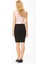 Yırtmaç Detaylı Mini Etek Siyah K1856103_001 5