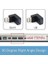 2 Adet 90 Derece USB 3.0 Adaptörü 5gbps USB Erkek Dişi Dik Açı Konnektör Çoğaltıcı, Kombine Dikey Ortak Yukarı ve Aşağı Konnektör Çoğaltıcı 2