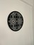 Siyah Dairesel Geometrik Desenli Metal Tablo 2