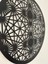 Siyah Dairesel Geometrik Desenli Metal Tablo 4