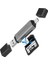 Sd, Micro Sd Kart Okuyucu, USB Tip C 3.2 Gen 1 Kart Okuyucu, 5gbps Yüksek Hızlı Harici Kart Okuyucu, Otg Adaptörü, Mmc/tf/sdxc/sdhc/micro Sdhc/micro Sdxc, Pc, Vb. Için (Cr-Bca2) Destekler 1