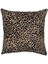Leopar Bej Süet Dijital Baskılı Kare Dekoratif Kırlent Kılıfı - Çift Taraflı Bej Renk 45X45 1