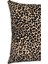 Leopar Bej Süet Dijital Baskılı Kare Dekoratif Kırlent Kılıfı - Çift Taraflı Bej Renk 45X45 2