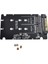 SFF-8639 Nvme U.2 Kombo Ngff M.2 M-Key Sata Pcıe SSD Adaptörü Anakart Için Değiştirme SSD 750 P3600 P3700 1