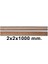 80144 Ahşap Çıta- Dark Brown SAPELLY-2X2X1000 Mm-10 Adet 1