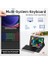 Kılıfı, Mor Klavye Kılıfı, Samsung Galaxy Tab A7 10,4 Inç 2020 (SM-T500/T505/T507), 7 Renk Arkadan Aydınlatmalı, Manyetik Çıkarılabilir Kablosuz Klavye 3