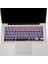 Macbook Air Pro Klavye Koruyucu (Türkçe Q) Ombre (Eski Usb’li Model 2008/2017 Yılı) ile Uyumlu Pembe Mavi 3