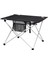 Katlanabilir Kumaş Kamp ve Piknik Masası, Siyah, Geniş Model, 73 x 55 x 48 cm 1