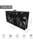 120MM 5V USB Powered Pc Router Çift Fanlar Yüksek Akımı Soğutma Fanı Yönlendirici Modem Alıcı 2