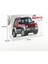 ID-116 04672 1/24 Ölçek, Mitsubishi Pajero Jr Zr-Iı, (Cam Boyama Maskesi Ile), Otomobil Plastik Model Kiti 5