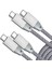 USB C - USB C Kablosu 100W 0.5m(2 Paket), USB 3.2 Gen 2x2 20GBPS Veri Aktarımı Type-C Kablo Pd 100W Hızlı Şarj, 4K Video Monitör Kablo Thunderbolt 3/4 MacBook Pro,ipad Pro,galaxy S23/S22,IMAC 1