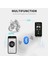 D60 2x Motosiklet Kask Kulaklığı Bluetooth Intercom Rgb Işıklı 2 Intercom Bağlantılı 3