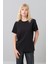 Basic Bisiklet Yaka T-shirt Siyah K2454102_001 4