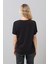 Basic Bisiklet Yaka T-shirt Siyah K2454102_001 5