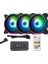 Power Silence - 120MM Rgb LED Adreslenebilir Kasa Fanı - 3in1 Kit (Air Turbine) 1
