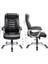 Ergonomik Ofis Koltuğu Yüksekliği Ayarlanabilir Döner Sandalye Sağlam, Dayanıklı, Siyah OBG21B 52X53X122 cm 4