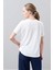 Basic Bisiklet Yaka T-shirt Beyaz K2454102_002 5