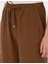 Kadın Kahverengi Loose Fit Kanvas Pantolon 50318198-VR029 5